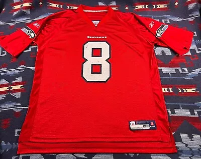 Vtg Seattle Seahawks MATT HASSELBECK Red Football Jersey Pro Bowl Game Practice • $129.99