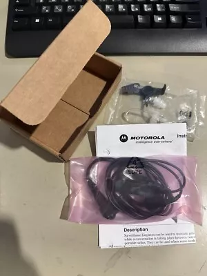 Motorola RLN4895A EarpieceBlackEar Loop (2) Wire W/Acoustic Tube Assy • $65.55