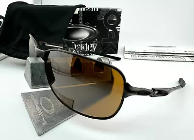 Oakley C Wire Earth Brown With Tungsten Iridium Sunglasses Oo4046-05 New Rare • $350