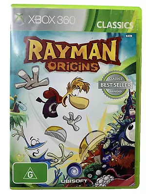 Rayman Origins Microsoft Xbox 360 Game PAL Complete With Manual CIB • $12.93