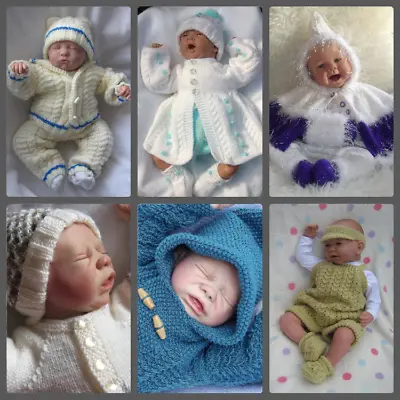 Reborn/Baby  Paper Knitting Patterns Various A5 Booklets • £4.25