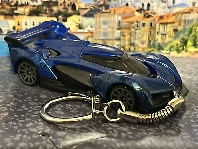 Diecast Mclaren Solus GT Blue Model Toy Car Keyring • £12.99