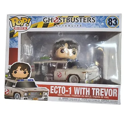 Funko Pop! Rides Ghostbusters Afterlife Ecto-1 With Trevor #83 New In Box  • £17.06