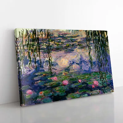 Water Lilies Lily Pond Vol.11 By Claude Monet Canvas Wall Art Print Framed Decor • £29.95