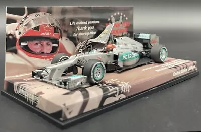 Minichamps 1/43 Mercedes AMG Petronas W03 #7 M.Schumacher Last Race 25.11.2012 • $169.99