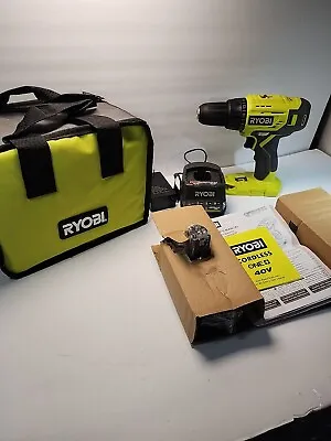 Ryobi One+ P215K1 18V 2 Speed 1/2  Drill/Driver Kit With 2 Batteries • $65