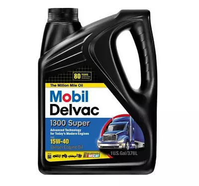 Mobil Delvac 15W-40 Heavy Duty Diesel Oil 1 Gal. • $50.42