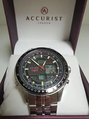 Accurist Skymaster Mens Watch Chronograph • £50