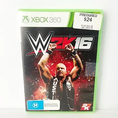 WWE 2k16 - Xbox 360 - Tested & Working - Free Postage • $13.88