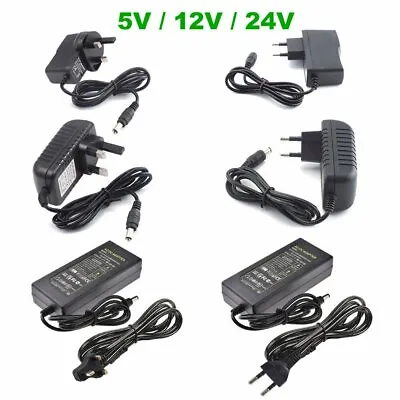 AC TO DC5V 12V 24V 1A 2A 3A 5A 10A For LED Strip CCTV Came Power Supply Adapter • £35.99