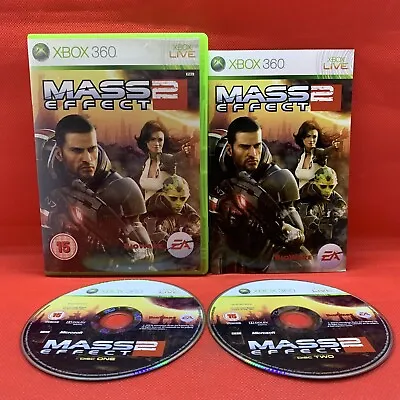 Mass Effect 2 + Manual - Xbox 360 - Tested & Working - Free Postage • $6.03