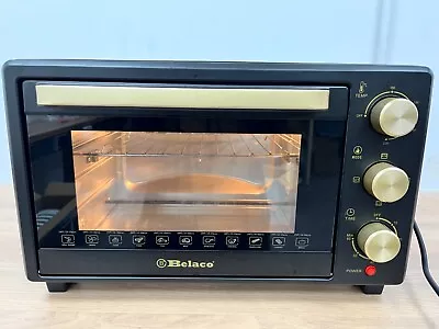 Belaco 23L Toaster Oven Tabletop Cooking Baking Portable Oven Rotiseerie 1380w • £45