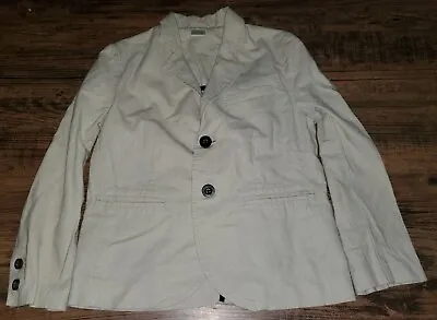 Gymboree Savanna Party Khaki Tan Blazer Suit Jacket M Medium 7-8 Boys • $14.99