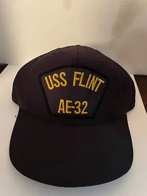 U S Navy Cap   Uss Flint     Ae-32 • $19.99