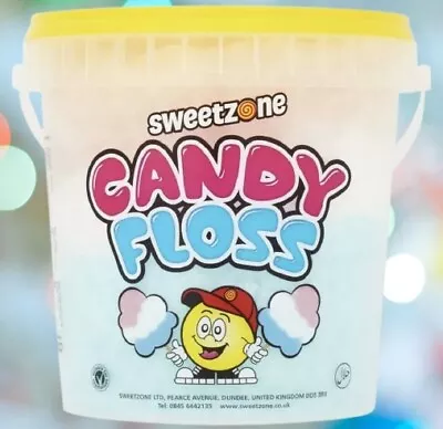 Candy Floss Tubs Ready Made Cinema Snack Kids Party Sweet Soft Chewy 6pcs 50g  • £10.99