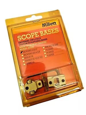 Millet Browning A-Bolt Two Piece Scope Base Steel NICKEL BB00905 NOS • $13.78