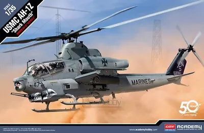 Academy 1/35 USMC AH-1Z Viper Cobra 'Shark Mouth' Helicopter #12127📌USA📌 • $58.98