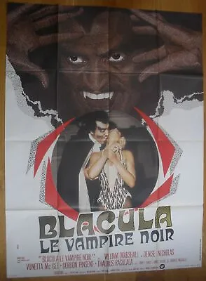 BLACULA Hammer Horror Original French Movie Poster '72 • £76.88