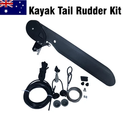 $64 • Buy Kayak Canoe Tail Rudder With Rudder Rope Kayak Accessory Fishing Boat Rudder Kit