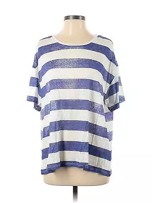 Majestic Paris Women Blue Short Sleeve T-Shirt 0 • $17.74