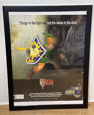 2002 Legend Of Zelda: A Link To The Past GBA Framed Print Ad/Poster Official Art • £53.04