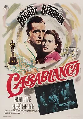 Casablanca 1965 Spanish B1 Poster • $2500