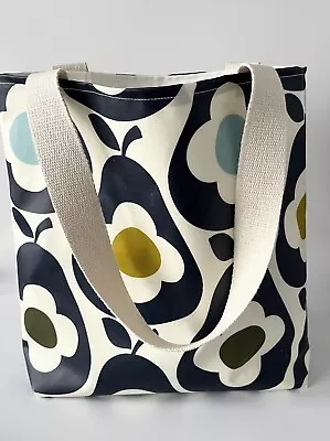 Orla Kiely Pear Large Oilcloth Tote Bag Handmade • £26.99