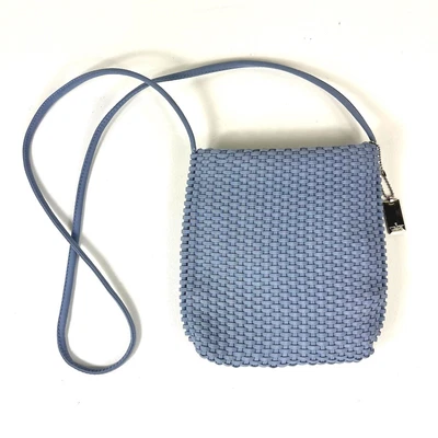 $29.99 • Buy Vintage Nine West Dream Weaver Purse Shoulder Bag Chambray Blue Woven