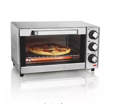 Hamilton Beach Countertop Toaster Oven & Pizza Maker Stainless Steel (31401) • $50.09