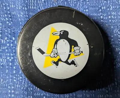 NHL Vintage Pittsburgh Penguins Viceroy / Inglasco Game Puck 1980-84 • $69.99