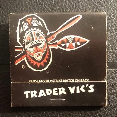 Tiki ! Trader Vic's  Vintage Matchbook Emeryville Sf California Unstruck Full • $8.95