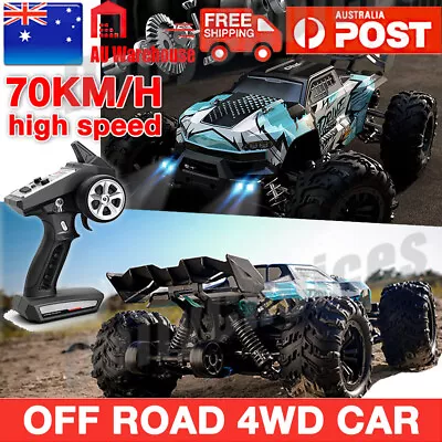 1:16 4WD 70KM/h High Speed 2.4G RC Car Brushless Motor Climbing Drift Off Road • $135.95