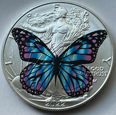 $79 • Buy Beautiful Butterfly - Rare American Silver Eagle 1oz .999 Silver Dollar Coin