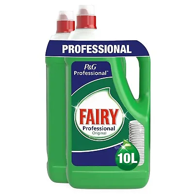 2 X 5 Litre Fairy Original Professional Washing Up Liquid Detergent Manual  • £32.99
