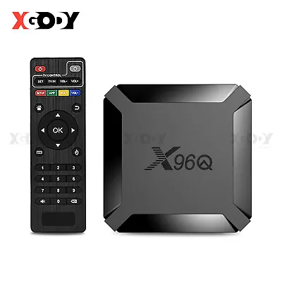 Smart TV Box Android 10.0 4K HD 2+16GB Quad Core HDMI WIFI Media Player 2023 UK • £24.78