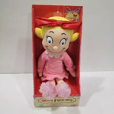 Cindy-Lou Who Plush Doll Merry Grinchmas Grinch Stole Christmas 12 Inch  NEW • $33