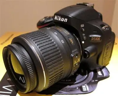 Nikon D5100 16.2 MP Digital SLR Camera With 18-55mm VR Lens (2 LENSES) • $325