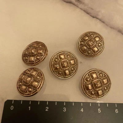 £92.20 • Buy CHANEL Vintage Button Lot 5 Set A1740