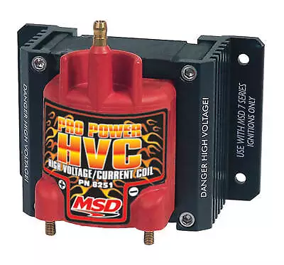 MSD 8251 Red Pro Power 7 Or 8 Series Ignition Control HVC Ignition Coil • $194.95