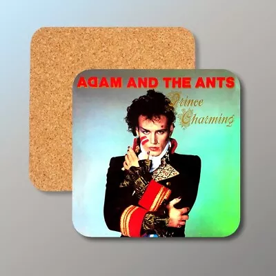 Adam And Ants - Prince Charming - Cork Backed Coaster - FREEshipping • £6