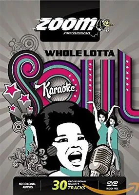 £4.95 • Buy Zoom Karaoke Whole Lotta Soul & Motown (Region Free) DVD - 30 Female Soul Hits!