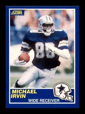 1989 Score Michael Irvin #18 Dallas Cowboys Rookie RC NM Near Mint • $8.99