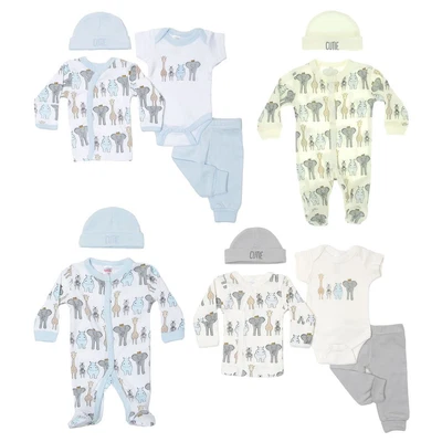 £11.45 • Buy Tiny Baby Boy Clothes Layette Set Starter Outfit Hat Babygrow Bodysuit Premature