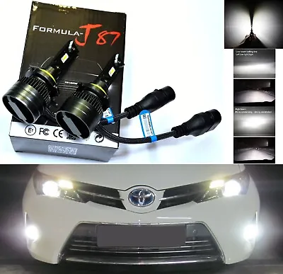 LED Kit G8 100W 9012 HIR2 5000K White Two Bulbs Head Light Low Beam Replacement • $37.40