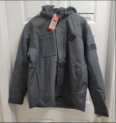Snap On Tools Hooded Jacket Insulated Winter Coat Zip Up 2022 Gray New Small • $149.99