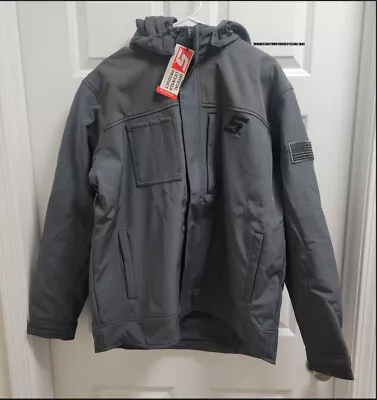 Snap On Tools Hooded Jacket Insulated Winter Coat Zip Up 2022 Gray New Xl • $149.99