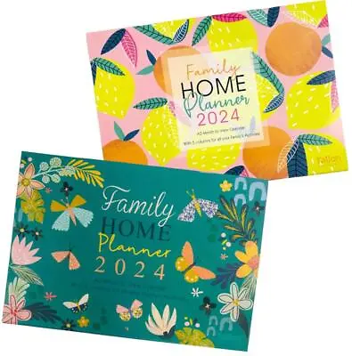 2024 Family Calendar A3 Folded Planner 5 Column One Month To View Organiser Home • £3.49