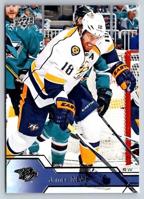 2016-17 Upper Deck #106 James Neal Nashville Predators Hockey Card • $1.50