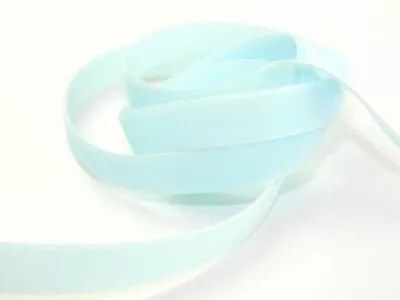 Berisfords Velvet Ribbon Mini Roll 9613 Horizon - 22mm - Per 5 Metre Roll • £8.99