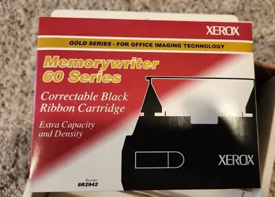 Lot 3 Xerox Memorywriter 60 Series Black Ribbon Cartridge Extra Capacity 8R2942 • $34.99